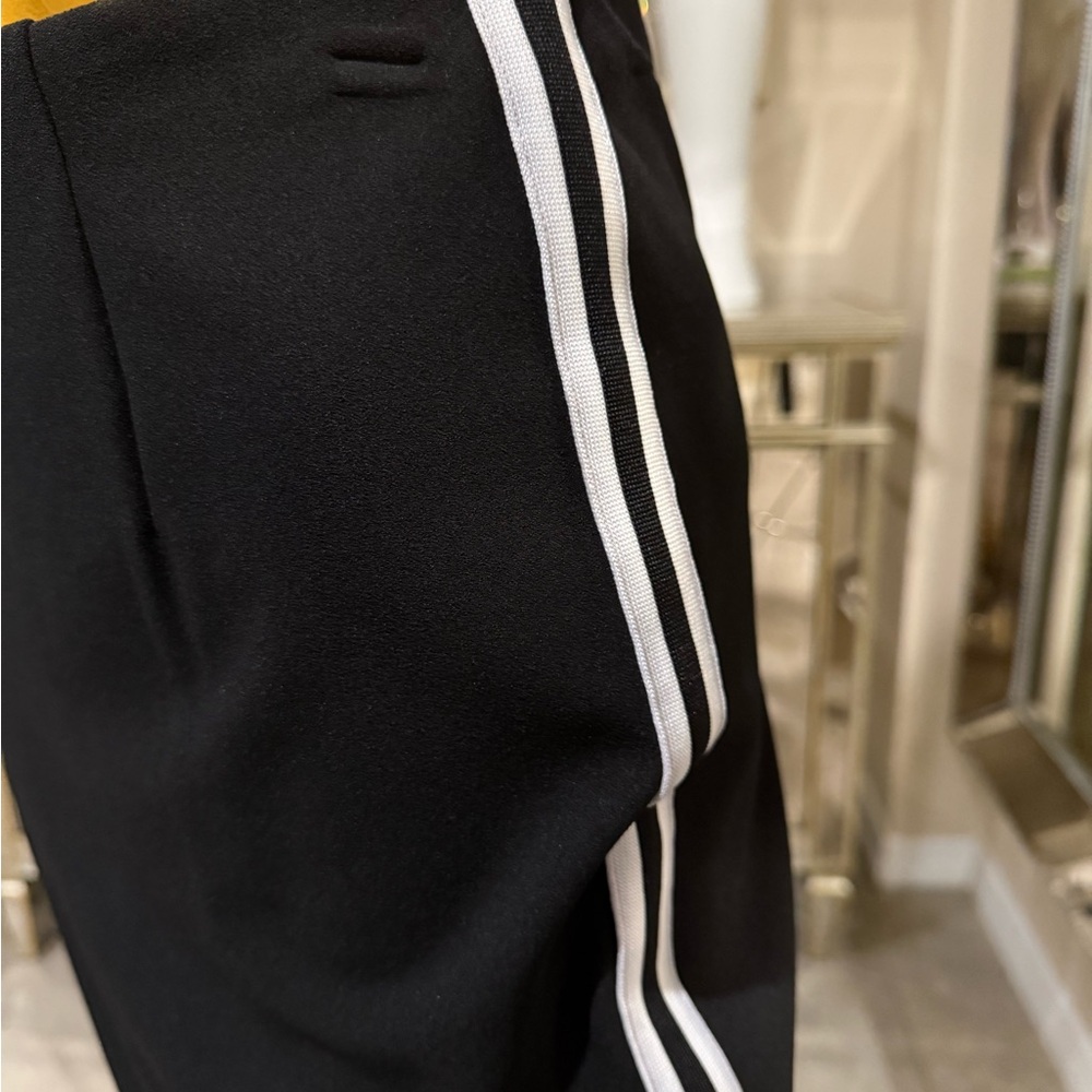 Dynamite Black Pencil Skirt with White Accents - Picture 2 of 3